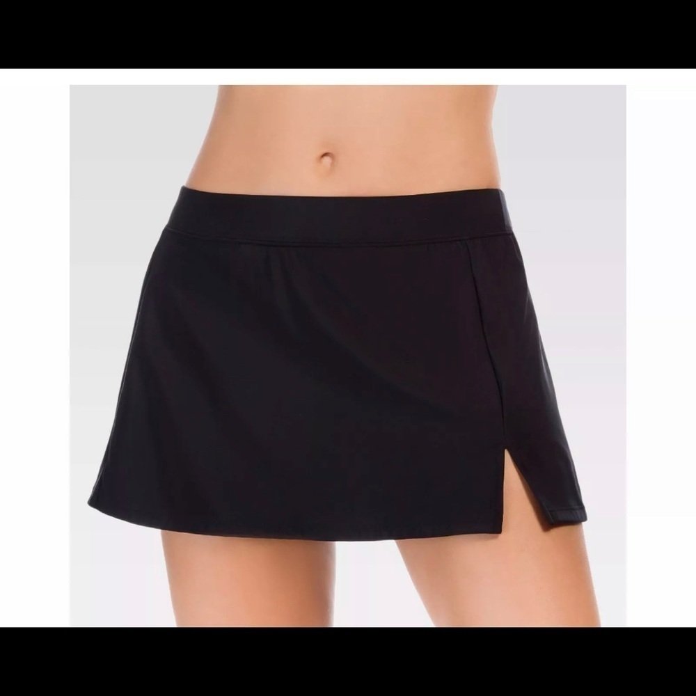 AQUA Green‎ swim skirt black size small swimwear
